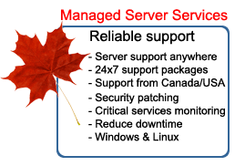 managed & dedicated servers in Canada